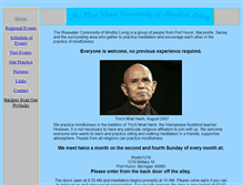 Tablet Screenshot of bluewaterbuddhist.org